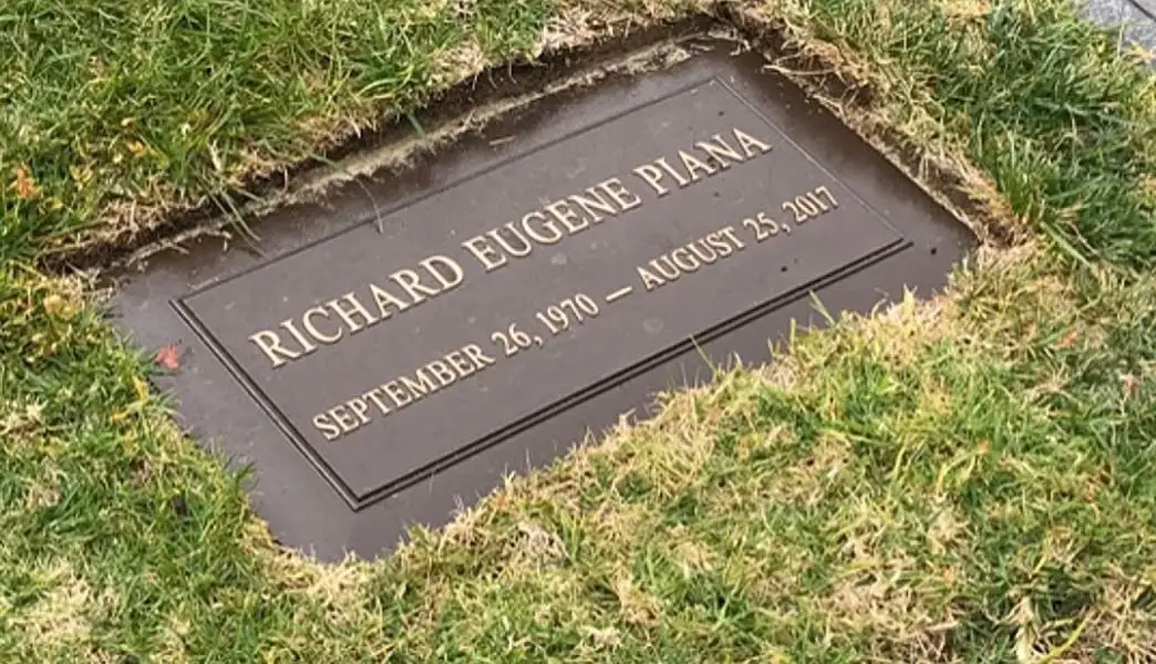 Rich Piana's Funeral Headstone