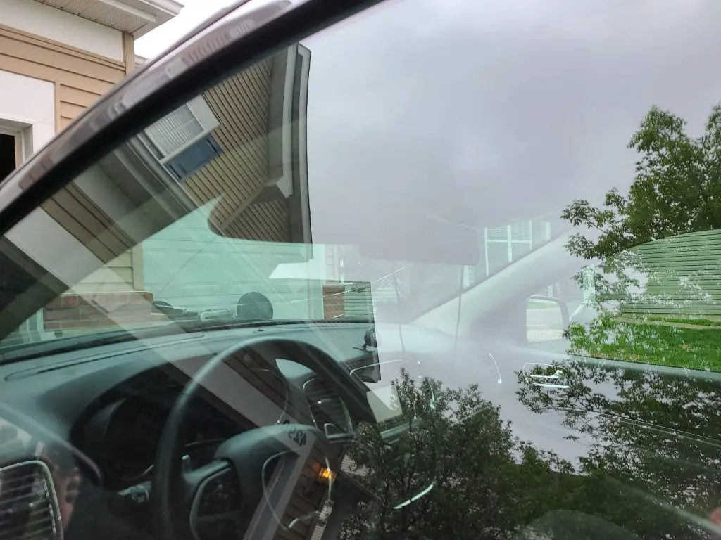 Vantop Dashcam Review, outside of car