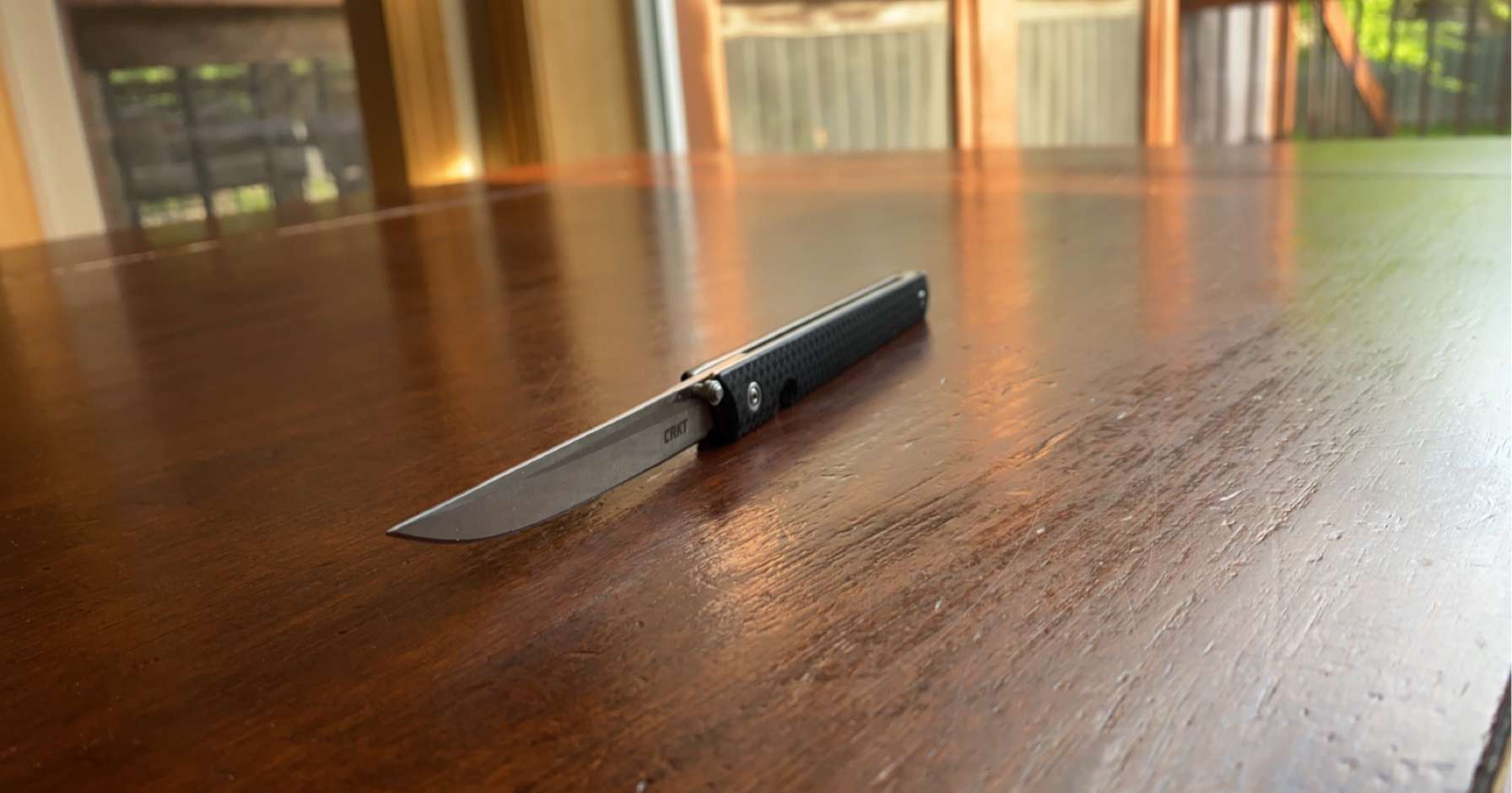 CRKT CEO Review - Angled Picture of Blade
