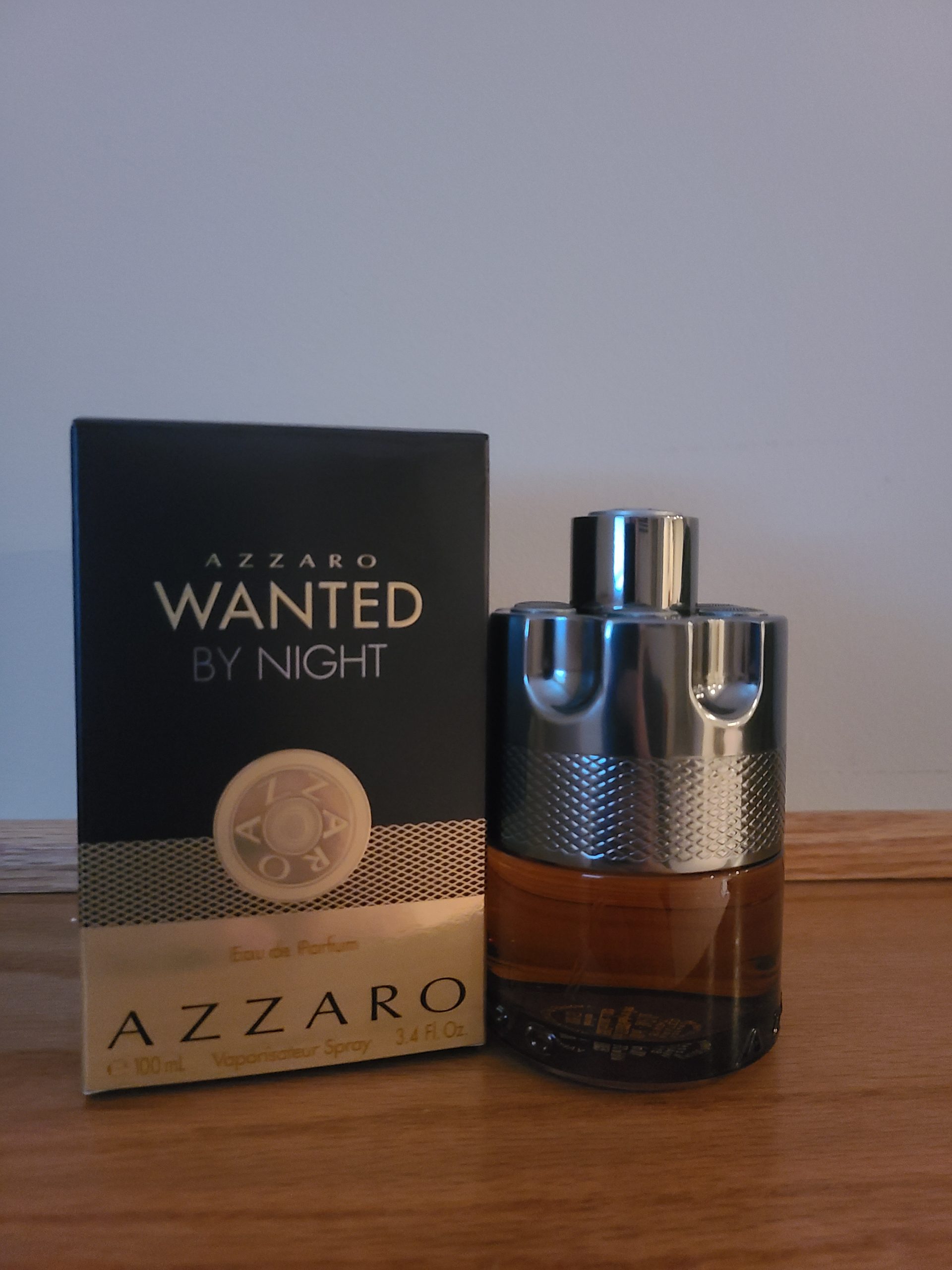 Azzaro Wanted By Night Review, box and bottle.